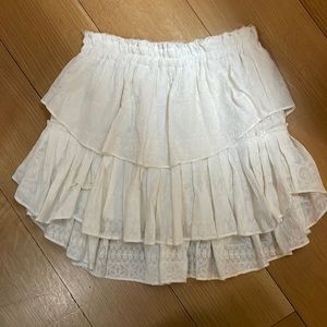 Loveshackfancy mini skirt